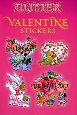 Glitter Valentine Stickers (Dover Little Activity Books Stickers)