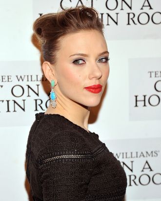 Actress Scarlett Johansson attends the 
