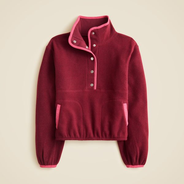 J.Crew Warm-Up Fleece Pullover