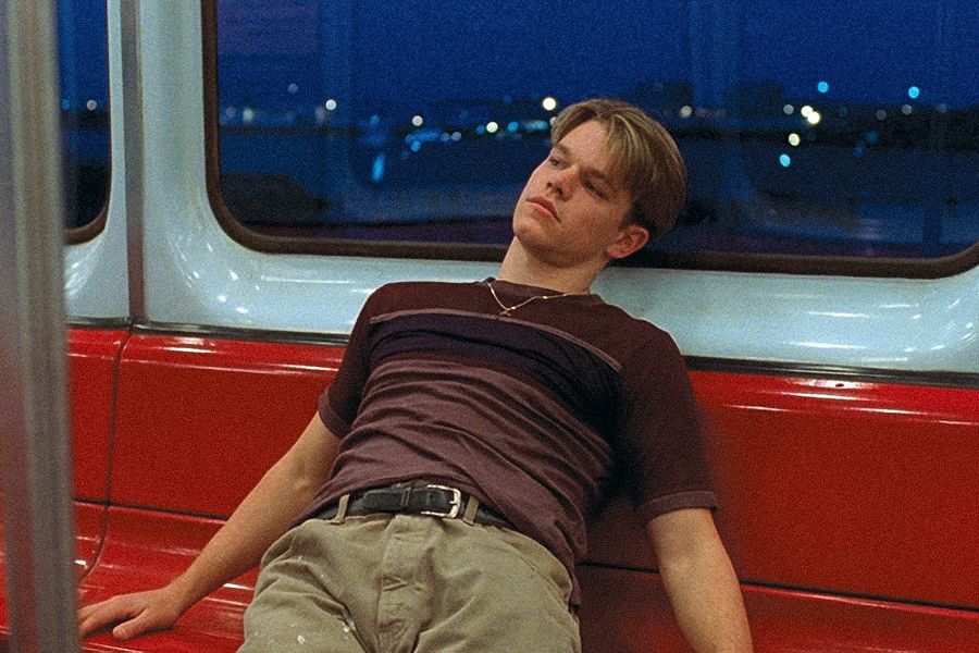 Elliott Smith at the Miramax Table