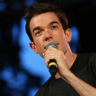 NEW YORK, NY - JUNE 26: Comedian John Mulaney performs on stage at 'Comedy Central's Stars Under the Stars' at Central Park SummerStage on June 26, 2013 in New York City. (Photo by Neilson Barnard/Getty Images for Comedy Central)