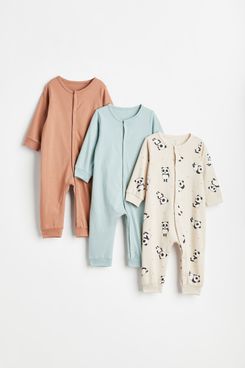 H&M 3-Pack Cotton Pajamas
