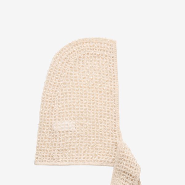 By Malene Birger Tianne Pearl-Detailed Knit Wool Hood