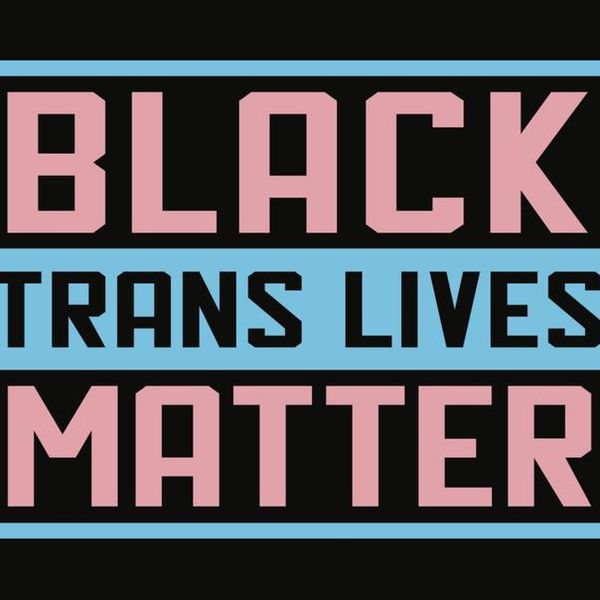 C and D Designs Inc. Black Trans Lives Matter Yard Sign