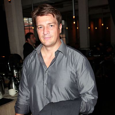 Actor Nathan Fillion attends The Hollywood Reporter TIFF Video Lounge Presented By Canon during the 2012 Toronto International Film Festival at Brassaii on September 8, 2012 in Toronto, Canada.