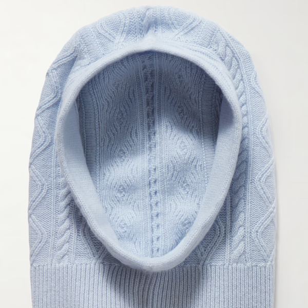 Guest In Residence Cable-Knit Wool And Cashmere-Blend Balaclava