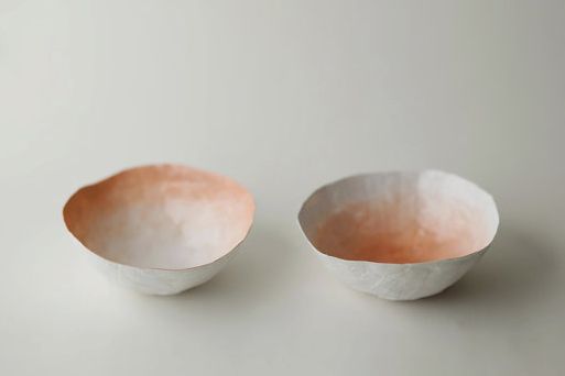 Small Peach Fade Bowl Set