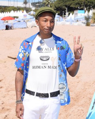 Noted father, Pharrell Williams.
