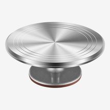 Kootek Aluminum-Alloy Revolving Cake Stand