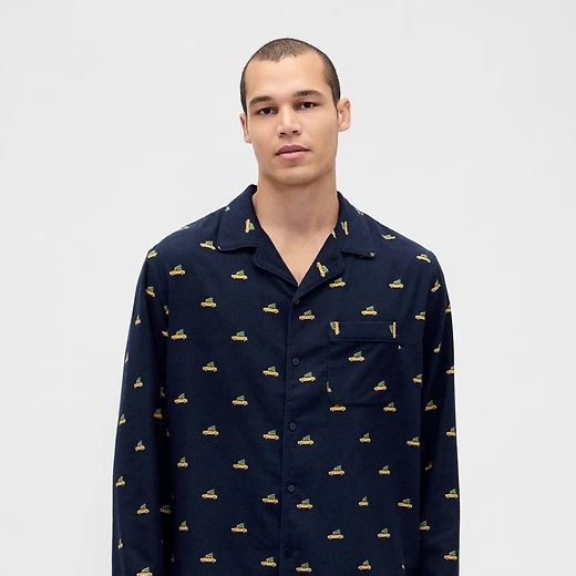 Gap Softest Flannel PJ Shirt