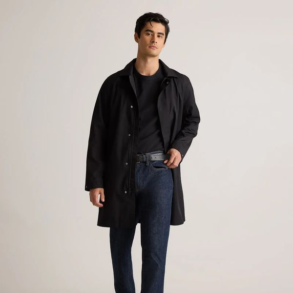 Quince Men's Weatherproof Long Rain Jacket