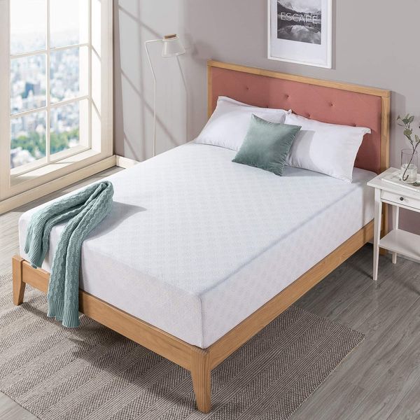 Zinus Bliss 12 Inch Medium Smooth Top Queen Memory Foam Mattress