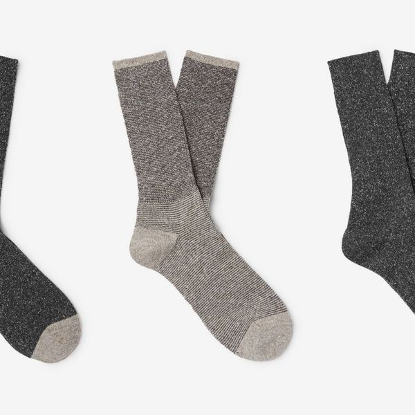 Anonymous Ism Three-pack Mélange Knitted Socks
