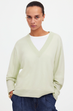 Madewell Cashmere V-Neck Sweater