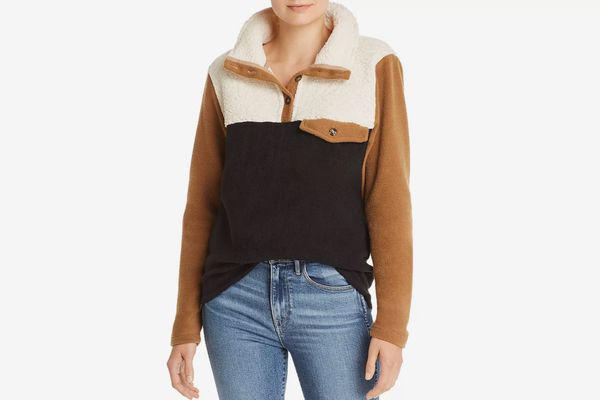 Donni Tri Fleece Pullover Sweater
