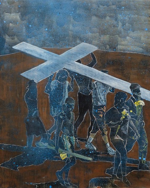 Armig Santos, Yellow Flowers, 2022.