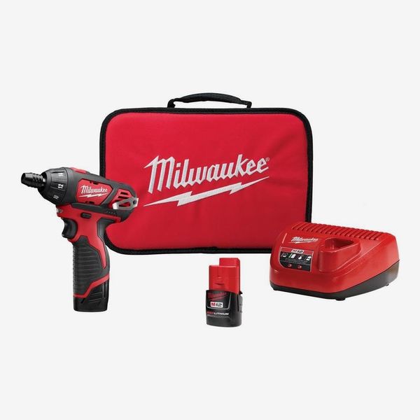 Milwaukee M12 12V Lithium-Ion Cordless 1/4 in Hex Screwdriver Kit
