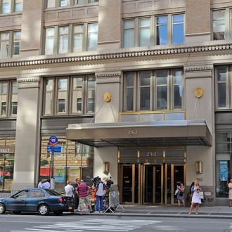 General exteriors of Katie Holmes' apartment, the Chelsea Mercantile Building on July 2, 2012 in the Chelsea neighborhood of New York City.