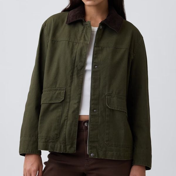 Gap Factory Relaxed Canvas Barn Jacket