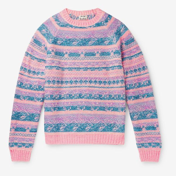 Acne Studios Karlos Fair Isle Jacquard Sweater