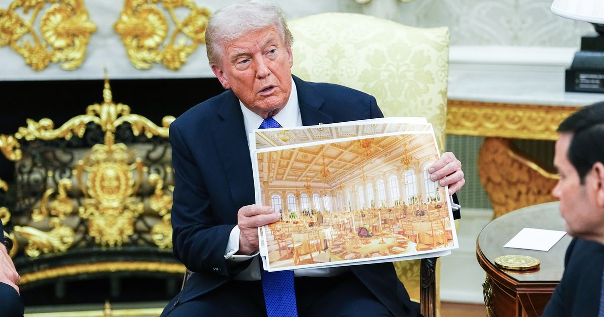 Trump Hiding Ballroom Donors for Secret, Non-Corrupt Reasons