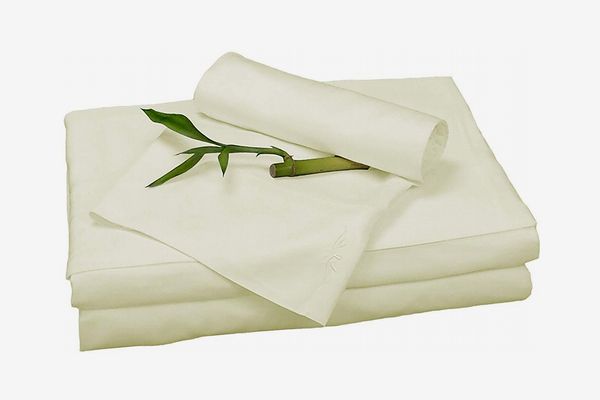 BedVoyage Bamboo Rayon Sheet Set (Queen, Ivory)