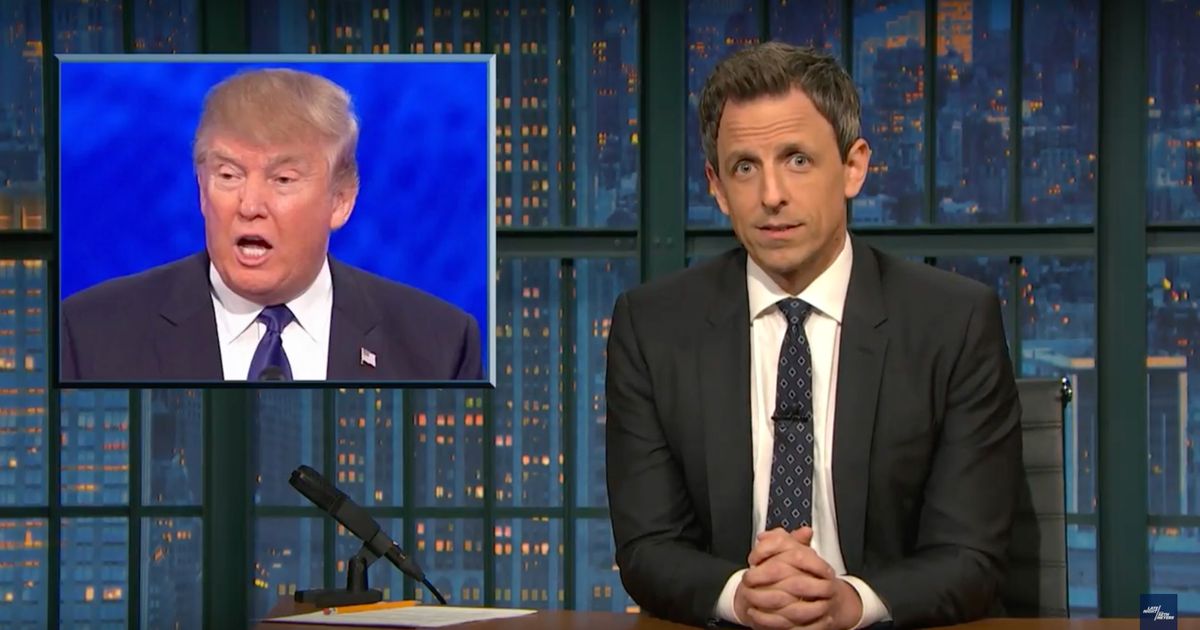 Seth Meyers Has Closer Look at Trump's Health-Care Deal