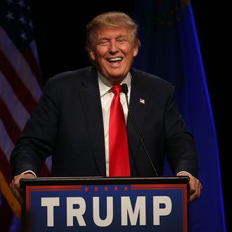 Republican Presidential Candidate Donald Trump Holds Rally In Las Vegas