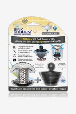 SinkShroom Bathroom Sink Drain Protector with StopShroom