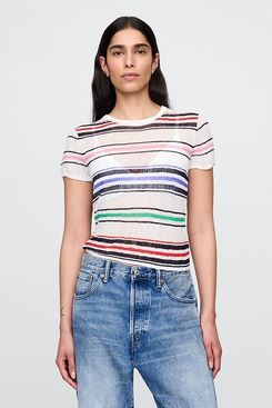 Gap Sheer Rib Sweater T-Shirt