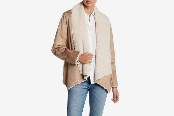 Kenneth Cole New York Cascade Faux Shearling Coat