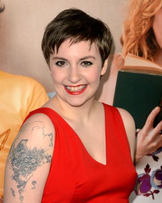 Actress Lena Dunham attends the premiere Of Universal Pictures' 