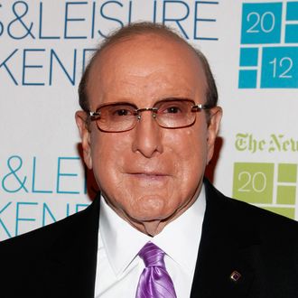 NEW YORK, NY - JANUARY 08: Clive Davis attends the New York Times TimesTalk during the 2012 NY Times Arts & Leisure weekend at The Times Center on January 8, 2012 in New York City. (Photo by Cindy Ord/Getty Images)
