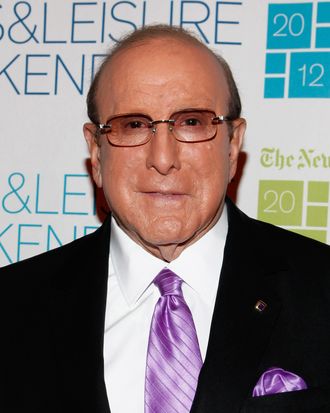 NEW YORK, NY - JANUARY 08: Clive Davis attends the New York Times TimesTalk during the 2012 NY Times Arts & Leisure weekend at The Times Center on January 8, 2012 in New York City. (Photo by Cindy Ord/Getty Images)