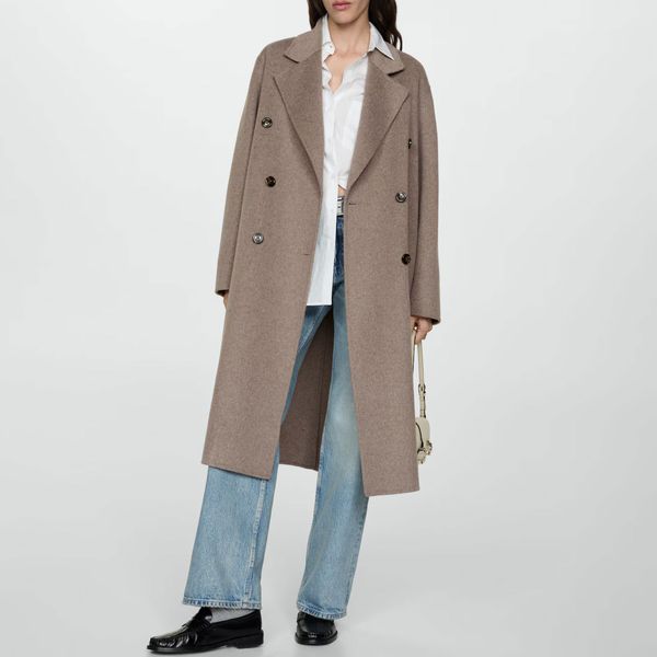 Mango Handmade Oversize Wool Coat