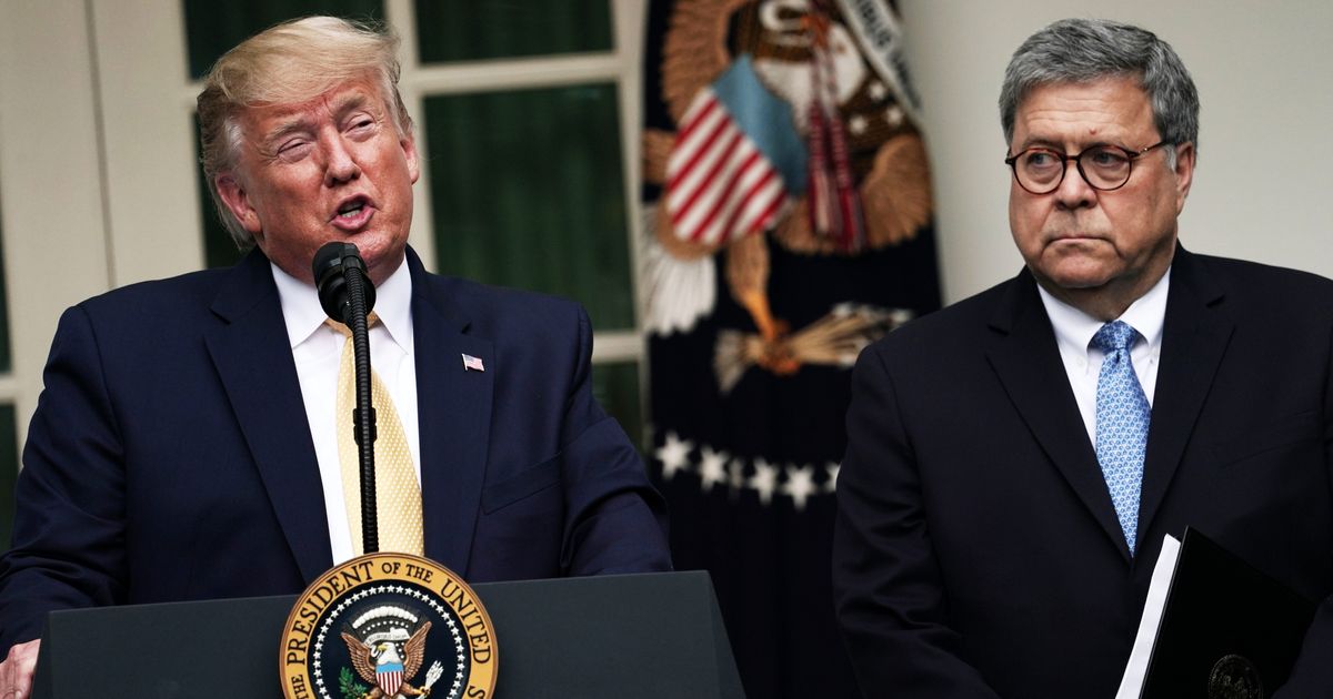 Trump Congratulates Barr For Eliminating Doj Independence