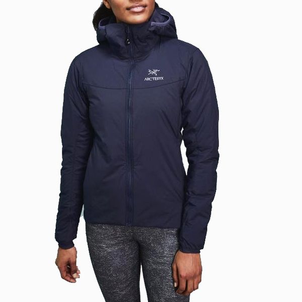 womens black arc'teryx atom insulated hoodie - strategist rei winter sale