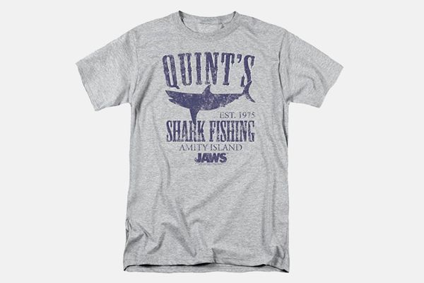 Jaws Movie Quints Shark Fishing T Shirt