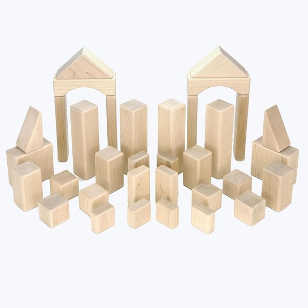 Everwood Friends 34 Piece Junior Builder Block Set