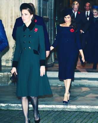 Kate Middleton and Meghan Markle.