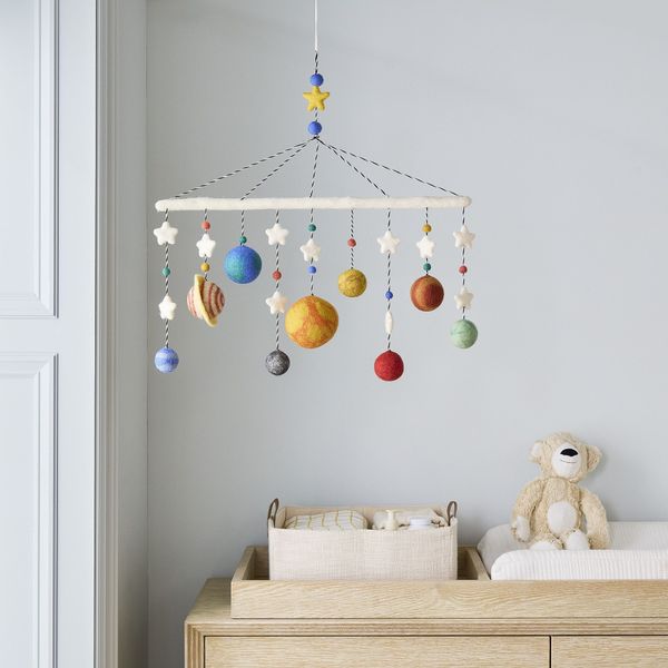 West Elm Felt Solar System Mobile