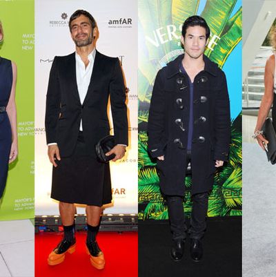 From left: Designers Tory Burch, Marc Jacobs, Joseph Altuzarra, and Diane Von Furstenberg.