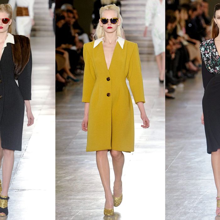 Fall pieces available in the Miu Miu shipment.