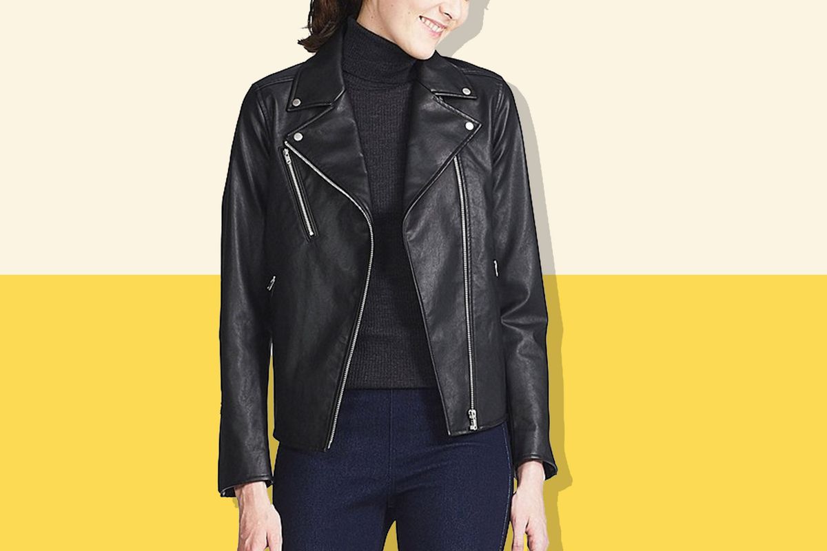 Uniqlo Leather Jacket Womens Fashion Coats Jackets and Outerwear on  Carousell