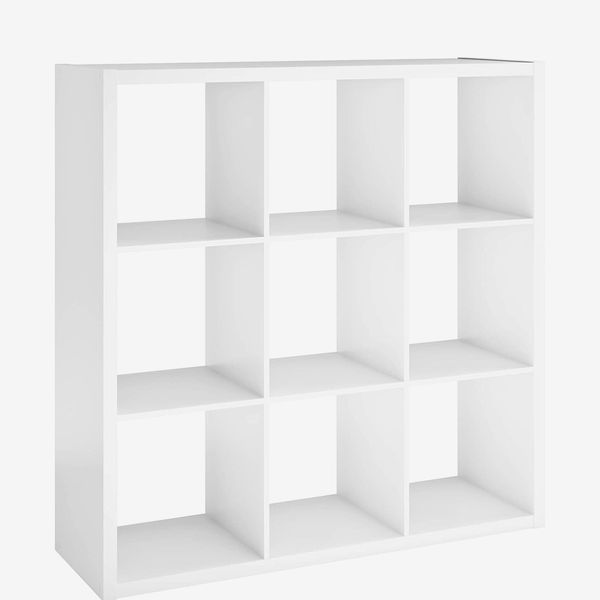 ClosetMaid Decorative Open Back 9-Cube Storage Organizer, White