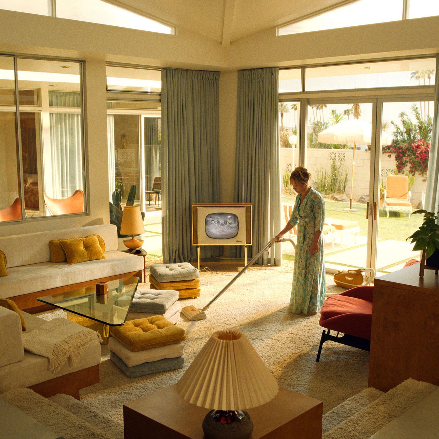The Mid-Century Set Design of 'Don't Worry Darling