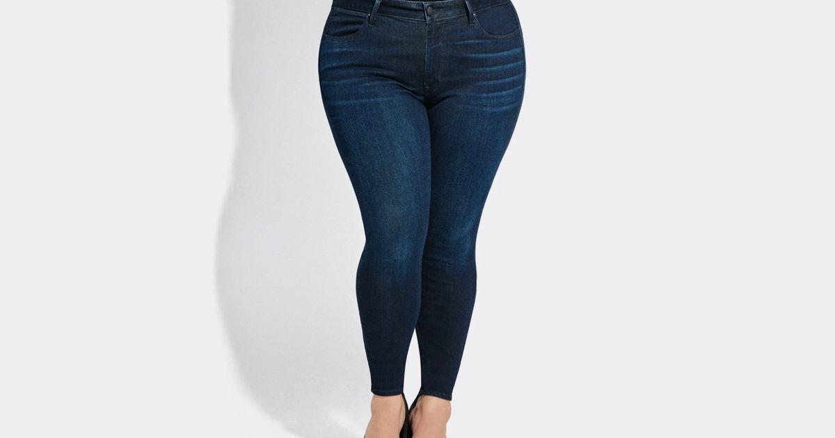 best high waisted plus size jeans