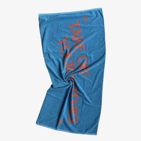 Emily Dawn Long TAKE OFF YOUR CLOTHES - Beach Towel