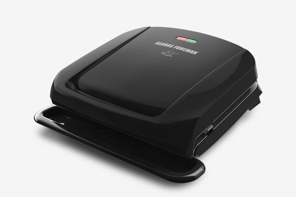 George Foreman 4-Serving Removable Plate Electric Grill and Panini Press