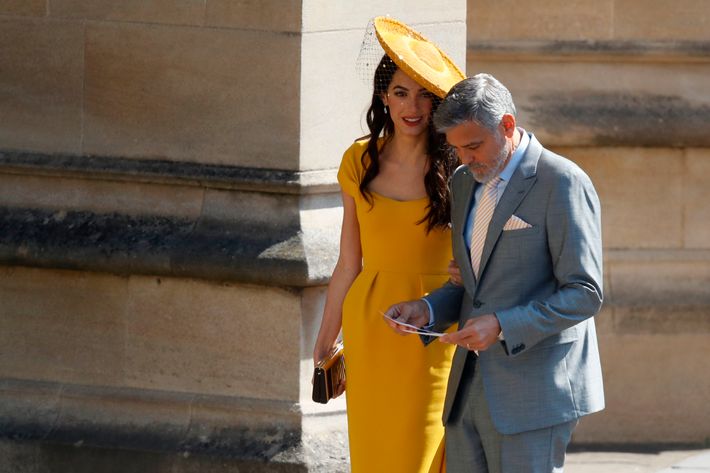 George and Amal Clooney.